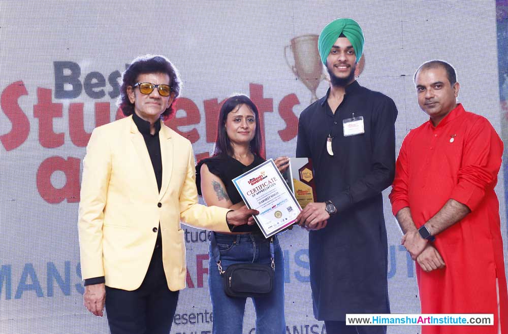 Harmeet Singh Awarded for Best Student in Animation Sketching 2020 at Himanshu Art Institute, Best Fine Art Institute in India, Best Fine Art Institute in Delhi, Fine Art Institute in Patel Nagar, Best Art and Craft College in India, art and craft courses in delhi, Himanshu Art Institute is Best Institute of Fine Arts, Best Institute of Art & Crafts