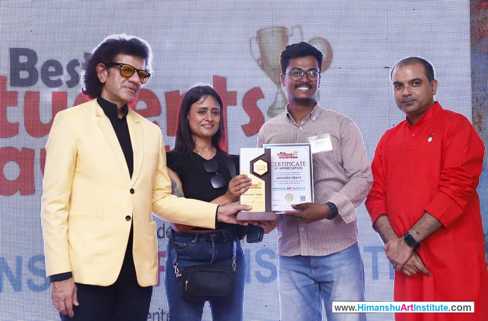 Abhishek Tirkey Awarded for Best Student in Art & Crafts at Himanshu Art Institute, Best Fine Art Institute in India, Best Fine Art Institute in Delhi, Fine Art Institute in Patel Nagar, Best Art and Craft College in India, art and craft courses in delhi, Himanshu Art Institute is Best Institute of Fine Arts, Best Institute of Art & Crafts
