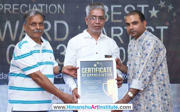 All India Best Artist Award and Appreciation Award, Best Indian Artist Award, National Excellence Award, All India Artist Award, Best Performance Award, Young Artist Award, Award Program, Best Artist Award on National Level, Best Emerging Artist Award, Delhi, India