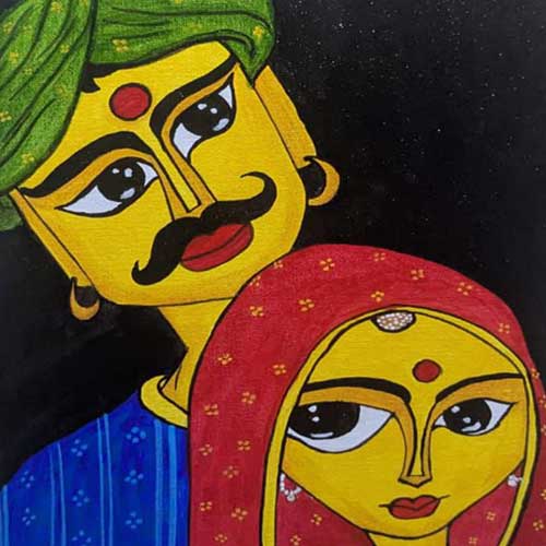 Artist & Participant Pragati Gupta from Uttar Pradesh, All India Art Competition, All India Painting Competition, All India Craft Competition, Online Competition - Creative Culture, Online Drawing Competition, Online Painting Competition, Online Craft Competition, Online Photography Competition, Organised by Himanshu Art Institute, Nav Shri Art & Culture Organisation