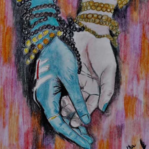 Artist & Participant Chandra Lekha from Andhra Pradesh, All India Art Competition, All India Painting Competition, All India Craft Competition, Online Competition - Creative Culture, Online Drawing Competition, Online Painting Competition, Online Craft Competition, Online Photography Competition, Organised by Himanshu Art Institute, Nav Shri Art & Culture Organisation