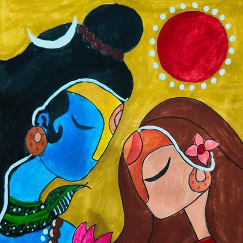 Artist & Participant Natasha from Uttar Pradesh, All India Art Competition, All India Painting Competition, All India Craft Competition, Online Competition - Creative Culture, Online Drawing Competition, Online Painting Competition, Online Craft Competition, Online Photography Competition, Organised by Himanshu Art Institute, Nav Shri Art & Culture Organisation