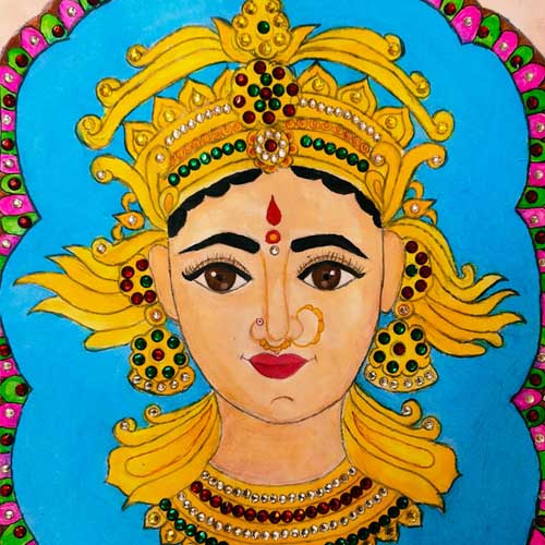 Artist & Participant Samruddhi Vishal Dhat from Maharashtra, All India Art Competition, All India Painting Competition, All India Craft Competition, Online Competition - Creative Culture, Online Drawing Competition, Online Painting Competition, Online Craft Competition, Online Photography Competition, Organised by Himanshu Art Institute, Nav Shri Art & Culture Organisation