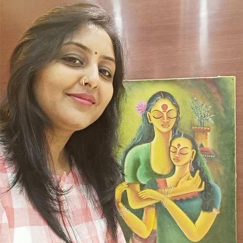 All India Online Art Competition - Art is My Life of Drawing, Painting, Art & Craft, Photography, Digital Painting, Organised by Himanshu Art Institute, Winner Garima Jain from Uttar Pradesh