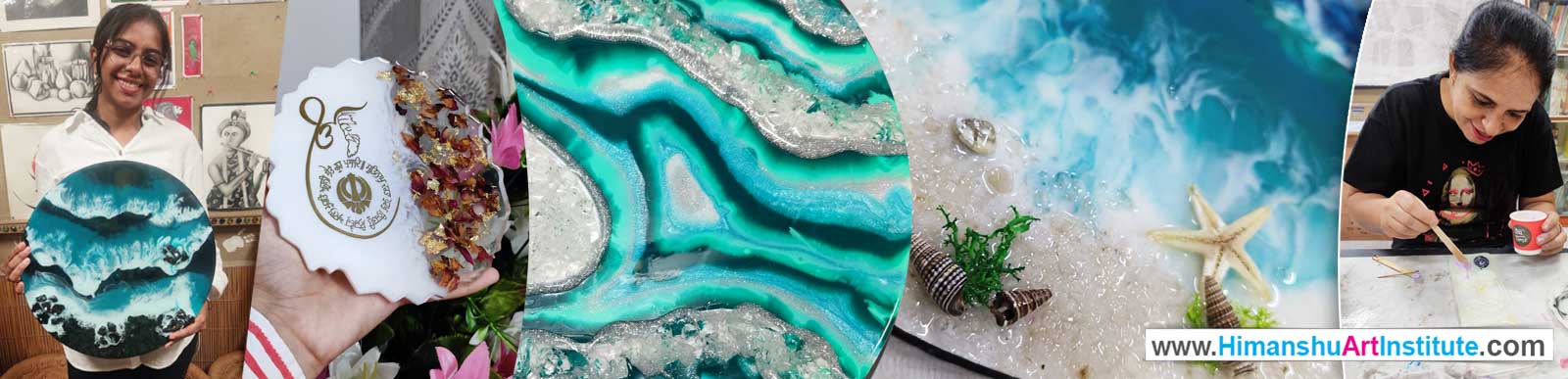 Resin Art Classes, Resin Art Course, Certificate Course in Resin Art