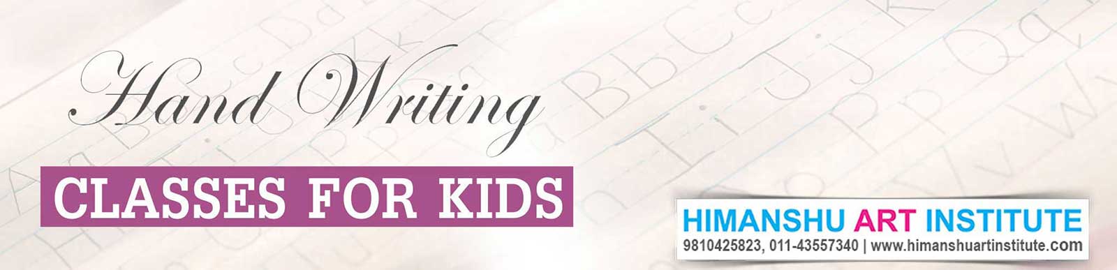 Hand Writing Classes for Kids in Delhi, India