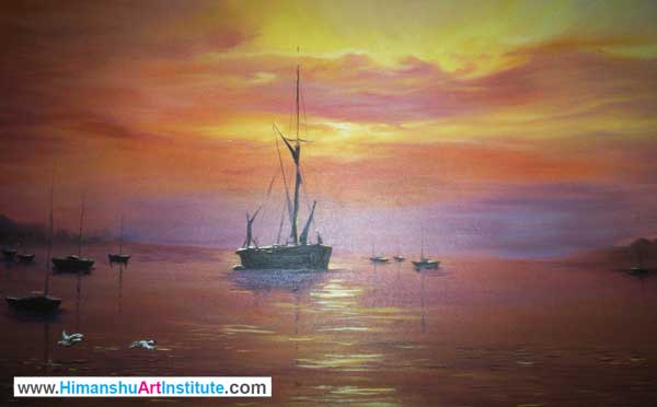 Landscapes Painting Classes in Delhi, Online Certificate Course in Landscape Painting, Best Landscape Painting Classes in Delhi, India