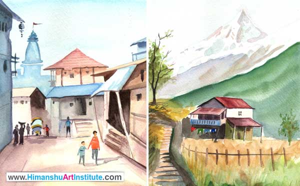 Water Colour Painting Classes in Delhi