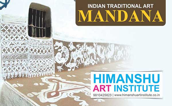 Indian Traditional Art, Indian Folk Art, Online Mandana Art Classes in Delhi