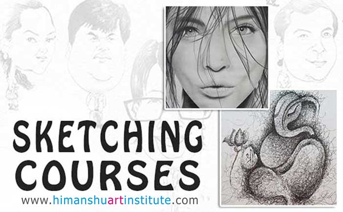 Professional Certificate Courses in Sketching, Sketching Classes in Delhi