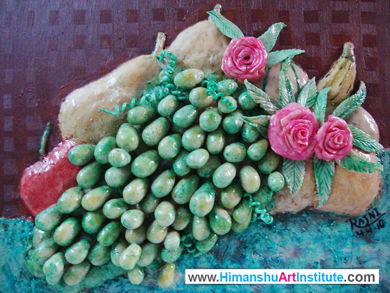 Bread Craft Fruits by Rajni Bansal, Hobby Classes in Delhi