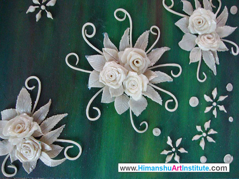 Bread Craft Flowers by Rajni Bansal, Hobby Classes in Delhi