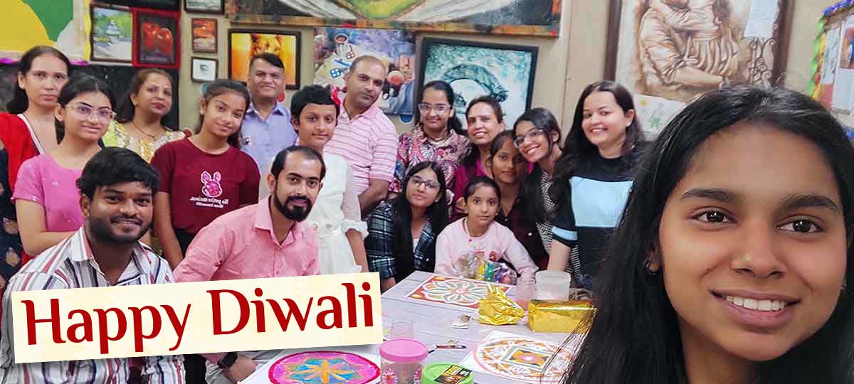 Diwali Celebration at Himanshu Art Institute, New Delhi, India, Fine Art Institute, Institute of Fine Art, Art & Craft Classes, Resin Art Classes, Online Drawing Classes, Online Painting Classes, Indian Art Courses, Indian Art Classes, Madhubani Painting Classes, Mandala Art Classes, Lippan Art Classes, Acrylic Painting Classes, Oil Painting Classes, Freehand Drawing Classes, Sketching Classes, Fashion Sketching Classes, BFA Degree Course, Best Art Colleges in India, Best Fine Art Institute in India