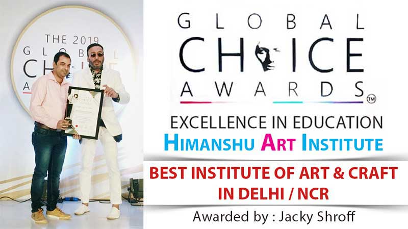 Himanshu Art Institute was Awarded the Excellence Education Award for the Best Institute of Art and Craft in Delhi and NCR. Presented the Award of Excellence by Film Actor Jackie Shroff to the Himanshu Art Institute and the Founder of Himanshu Art Institute Mr Mohit Manocha Received that Award, Award Programme Telecast on Zee Business News